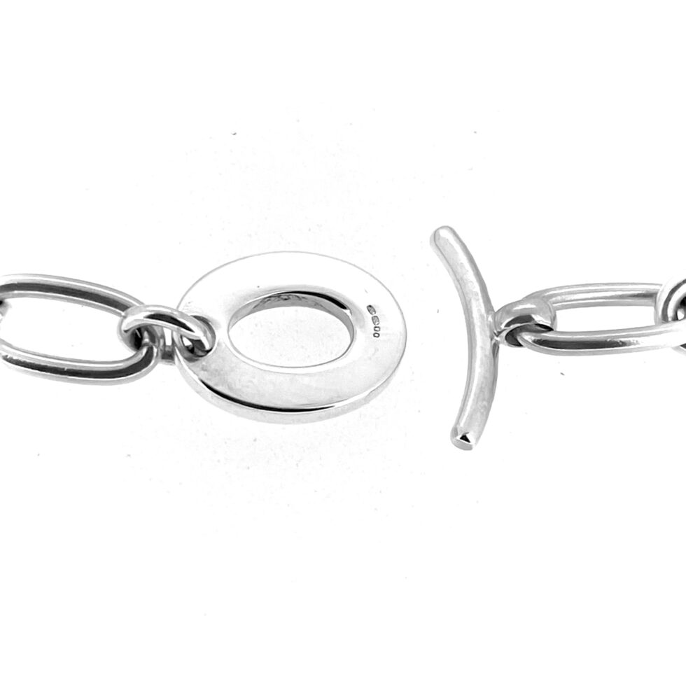 Vintage Links of London Sterling Silver Chain Charm Bracelet