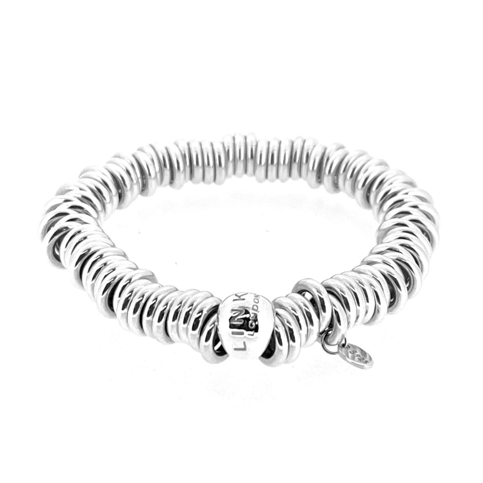 Vintage Links of London Sweetie Bracelet | 16cm Classic Silver Charm Bracelet