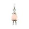 Vintage Links of London rag doll charm with pink enamel dress