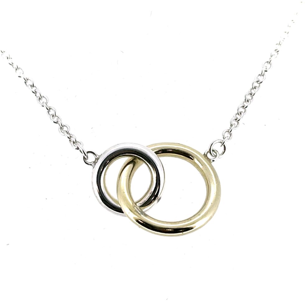 Vintage Links of London 20/20 necklace on white background