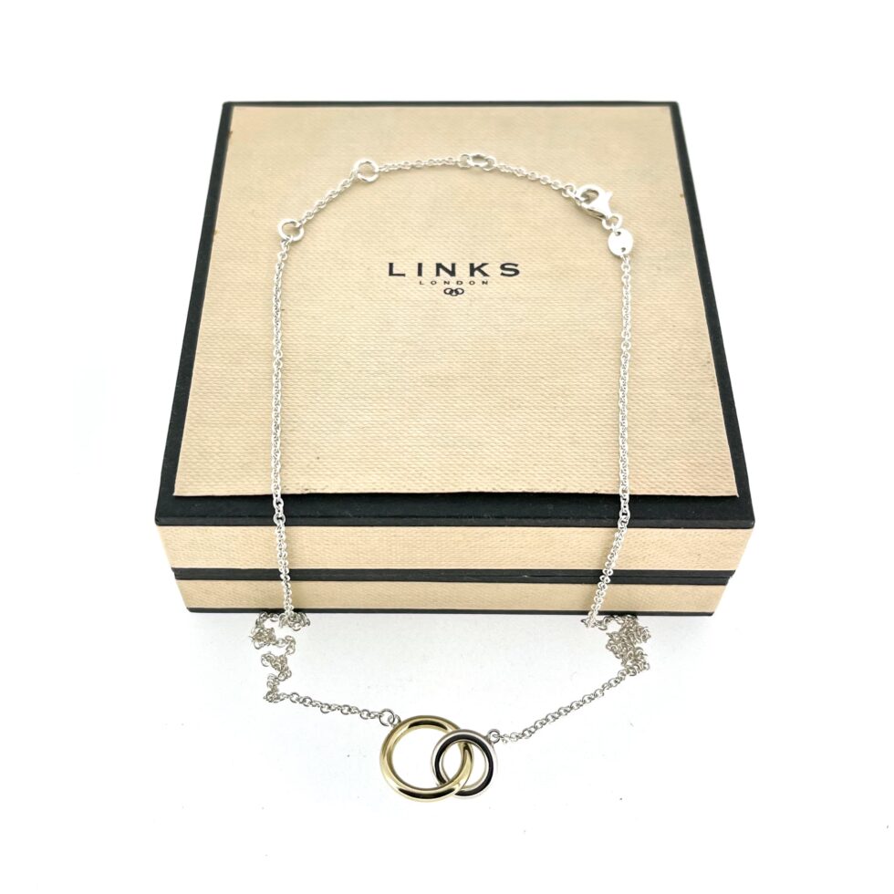 20/20 bi-metal necklace with original box