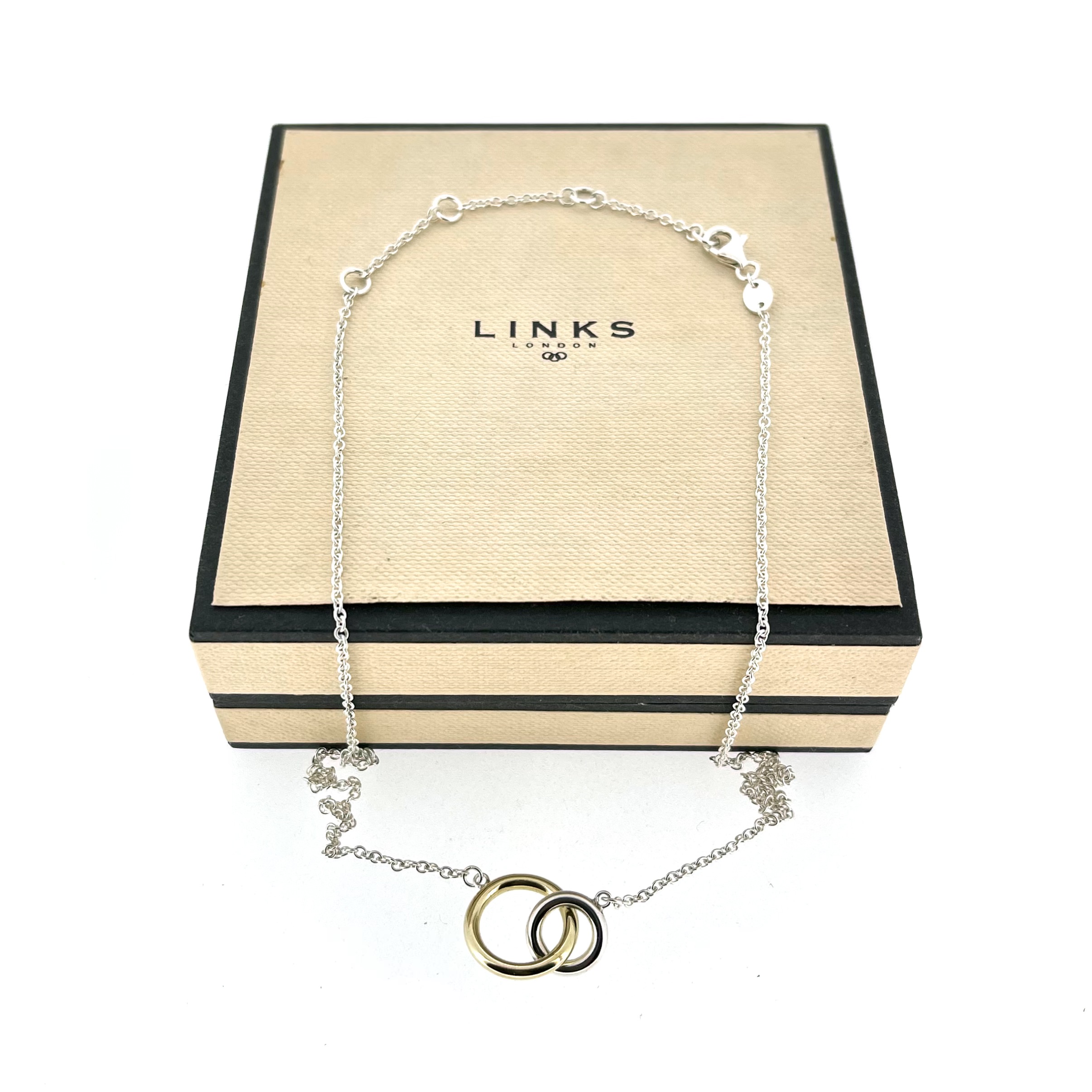 20/20 bi-metal necklace with original box
