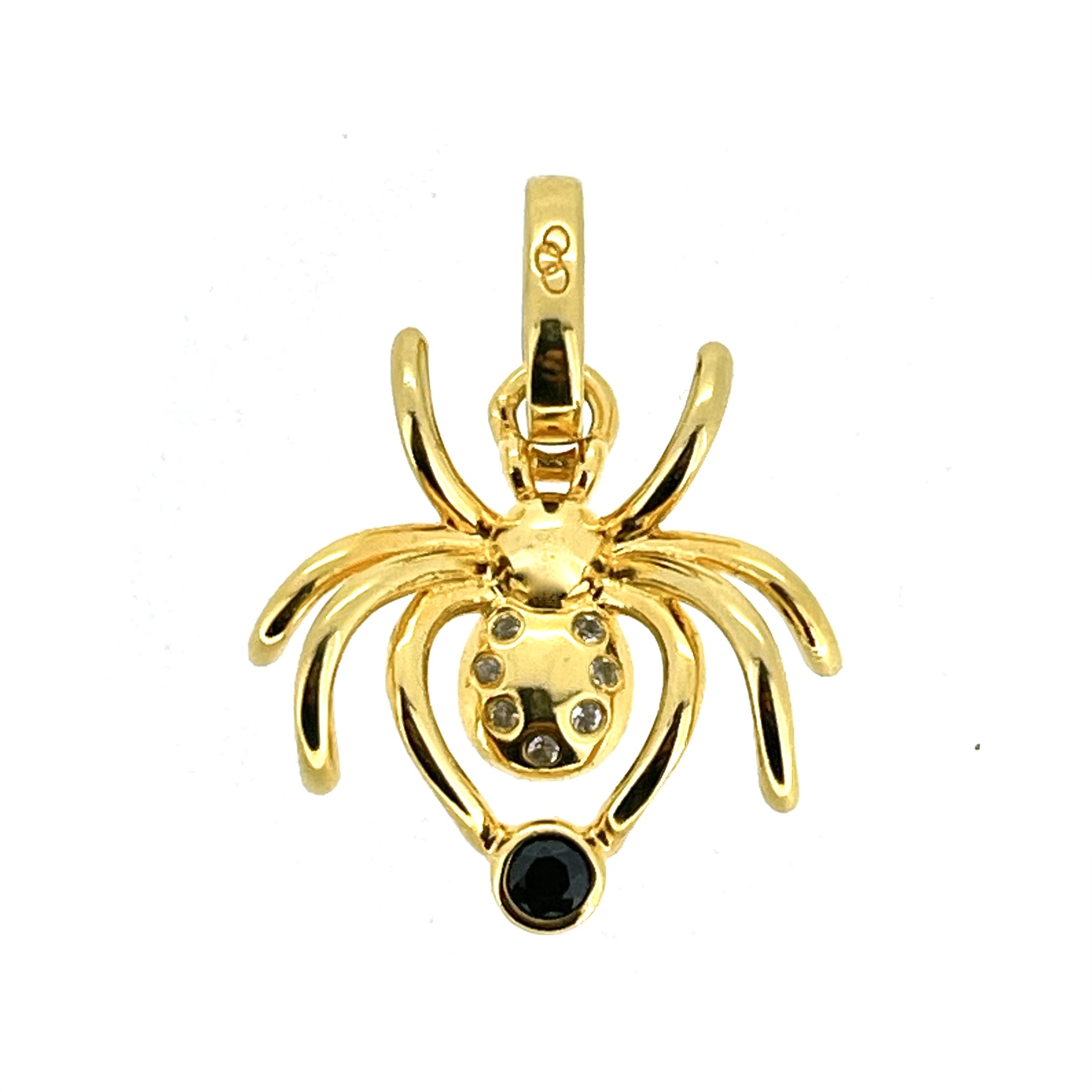 Spider charm in 18ct gold vermeil with Links of London hallmarked bail