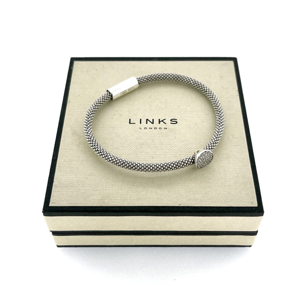 London Silver Star Dust Round Bracelet (Product Code: 5010.2485)