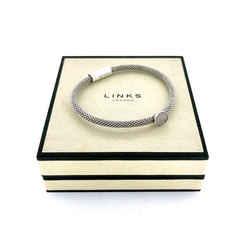 London Silver Star Dust Round Bracelet (Product Code: 5010.2485)