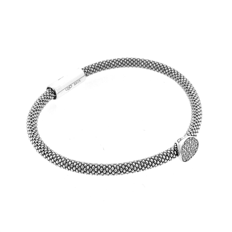 London Silver Star Dust Round Bracelet (Product Code: 5010.2485)