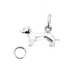 Vintage 2009 Links of London Dog Charm – Sterling Silver Dachshund Style
