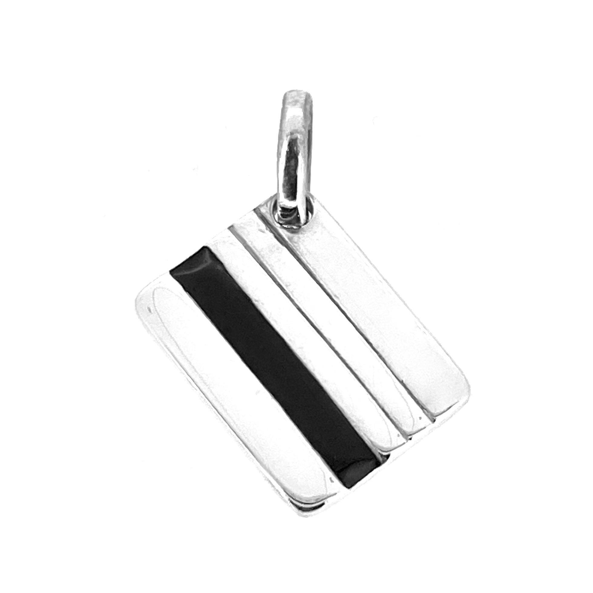 Polished finish reflecting light on front