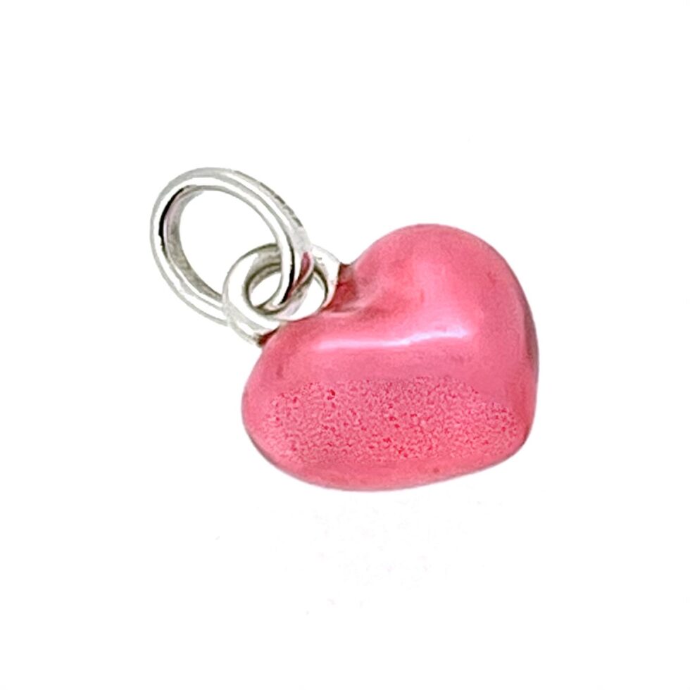 Vintage 2011 Links of London pink enamel heart charm