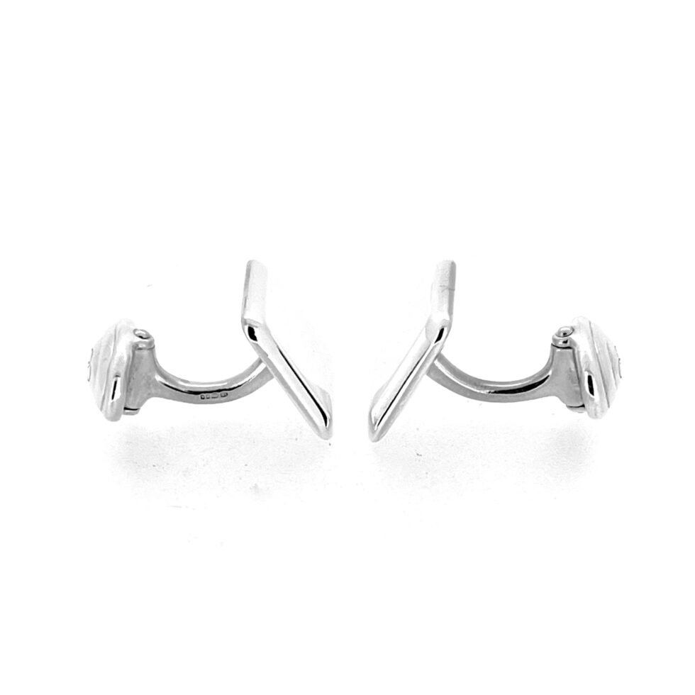 Square perfection in silver.