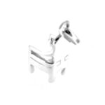 Back view of 3D armchair charm