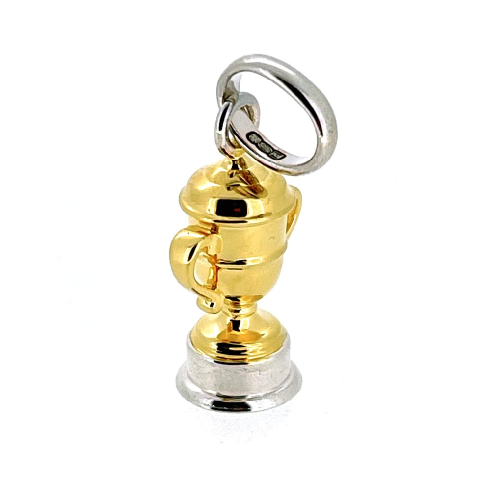 Links of London sterling silver and vermeil racing charm