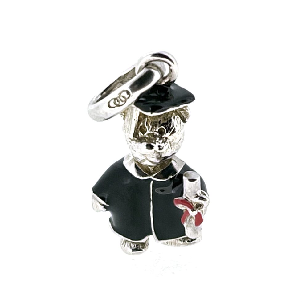 Links of London Graduation Bear Charm – Vintage 2011 Sterling Silver