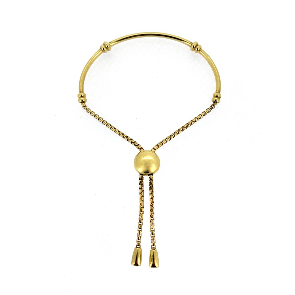 Unique half chain, half bangle design vintage piece
