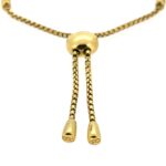 Side view showing box chains and clasp detail