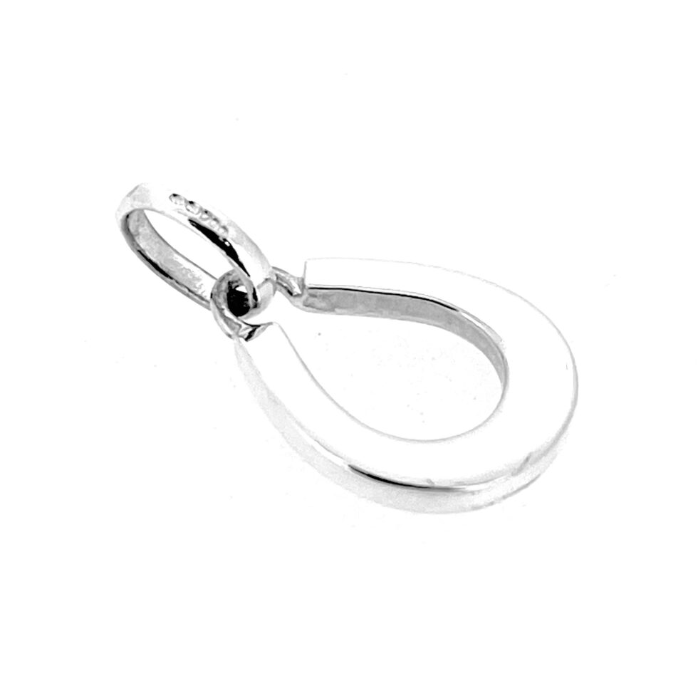 Horseshoe laid flat for detail view