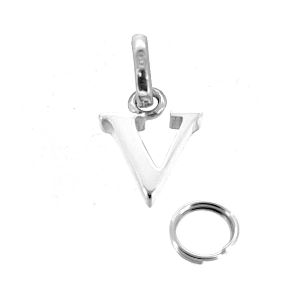 V charm flat on white background