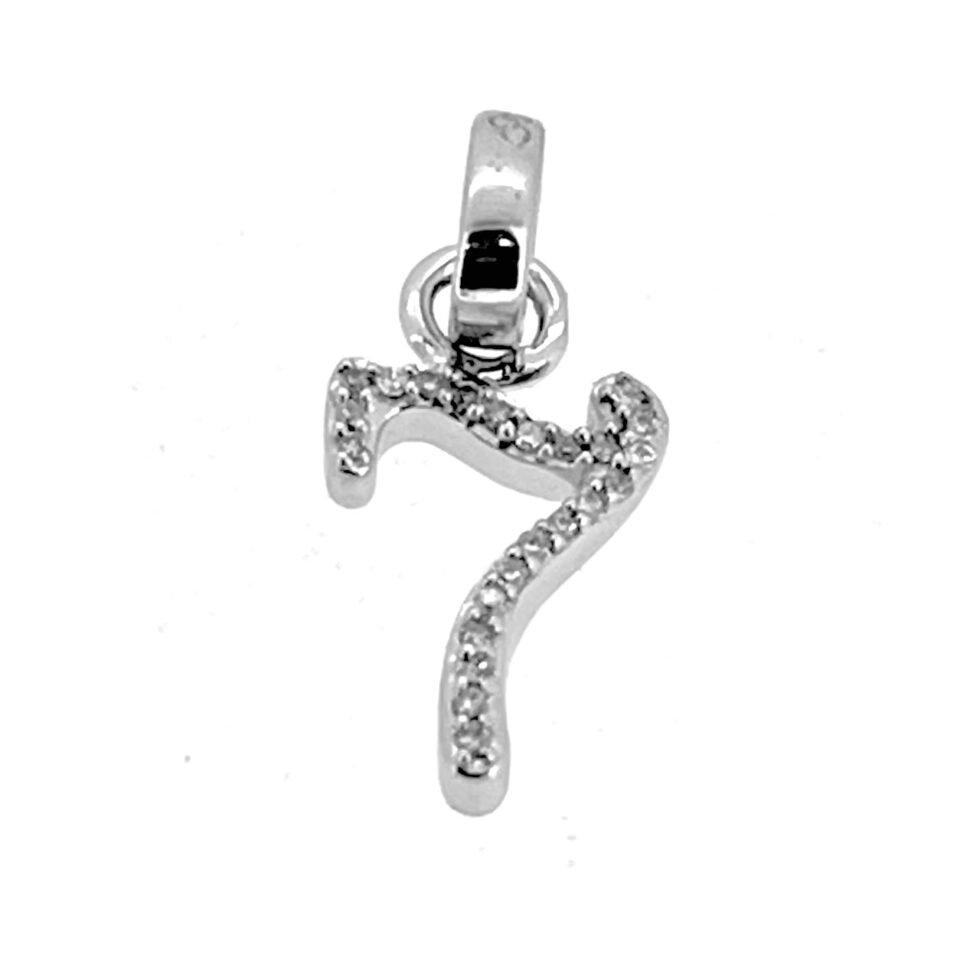 Links of London Lucky Number 7 Diamond Charm close-up