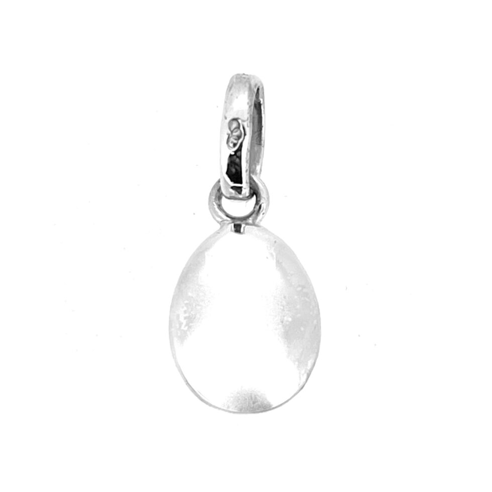 Vintage Links of London Plain Hope Egg Charm front view