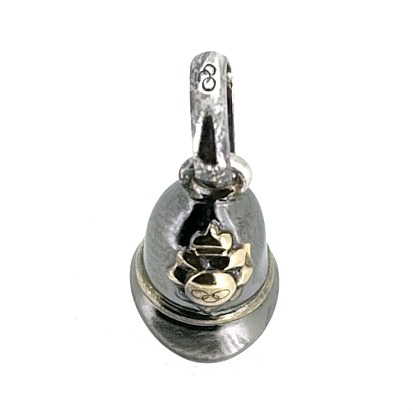Vintage Links of London Police Helmet Charm – Ruthenium & Gold Vermeil