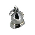 Back view of ruthenium-plated charm