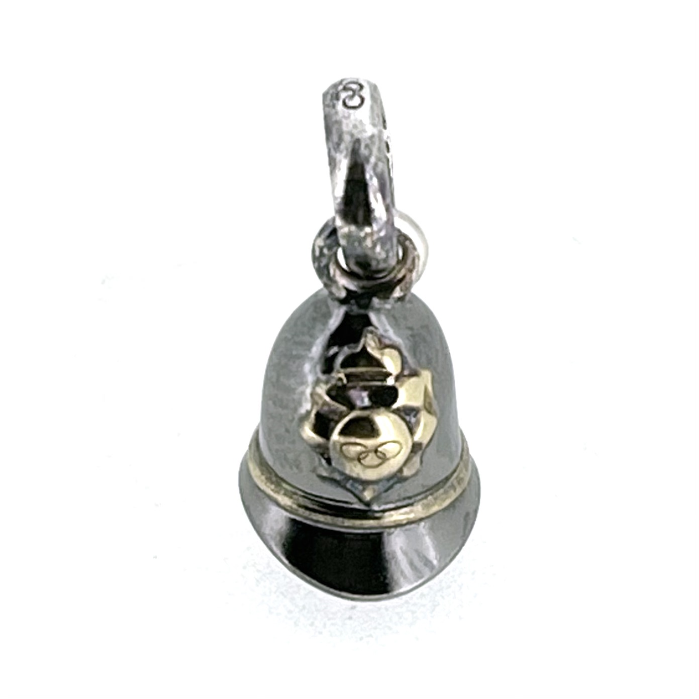 Vintage Links of London Police Helmet Charm – Ruthenium & Gold Vermeil