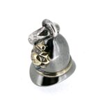 Polished ruthenium and gold vermeil finish