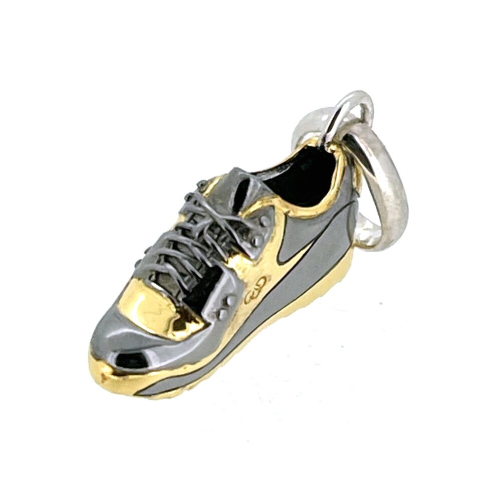 Links of London Sneaker Charm – A Day Out Shopping (Black Rhodium & Gold Vermeil)