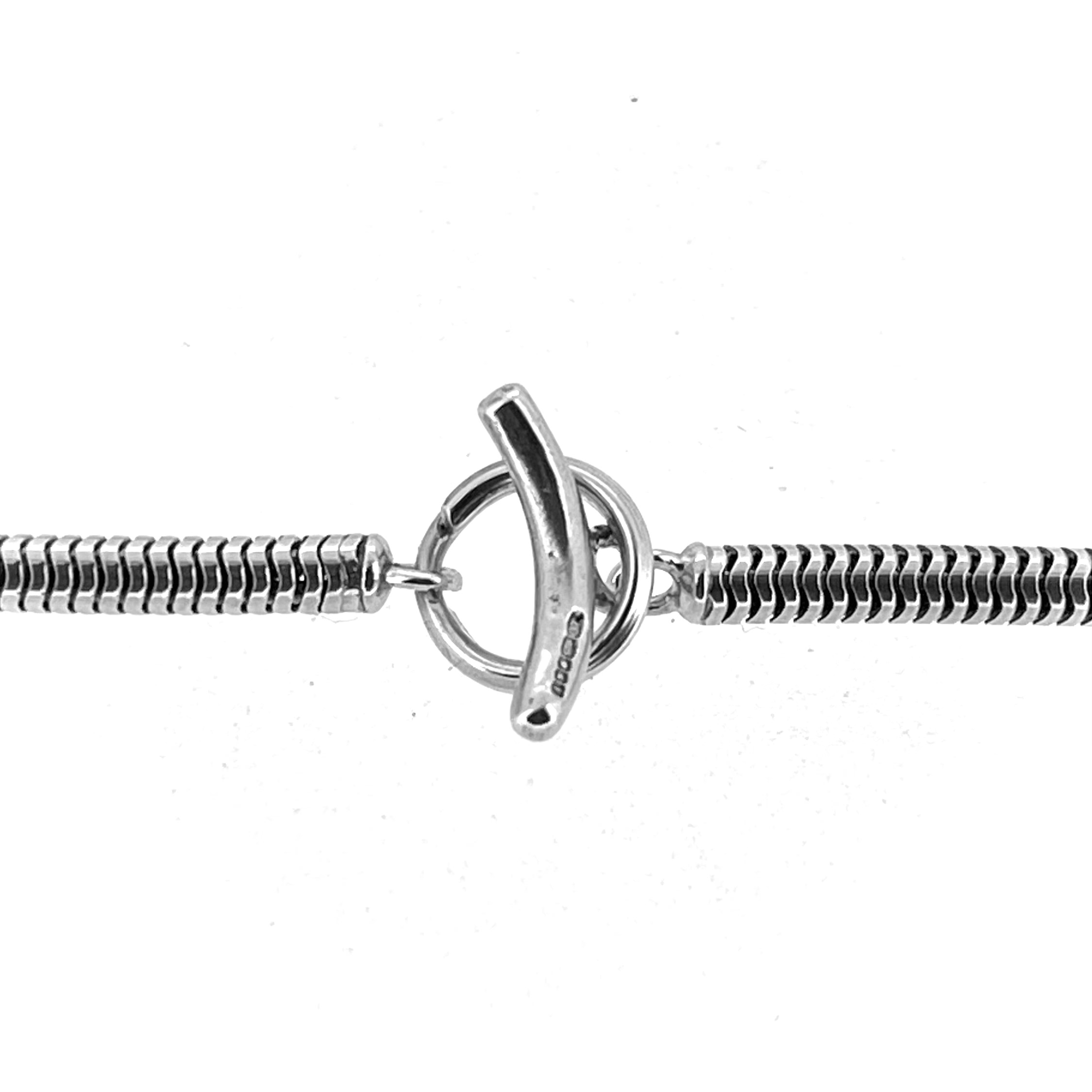Sweetie Necklace toggle clasp with branded T-bar