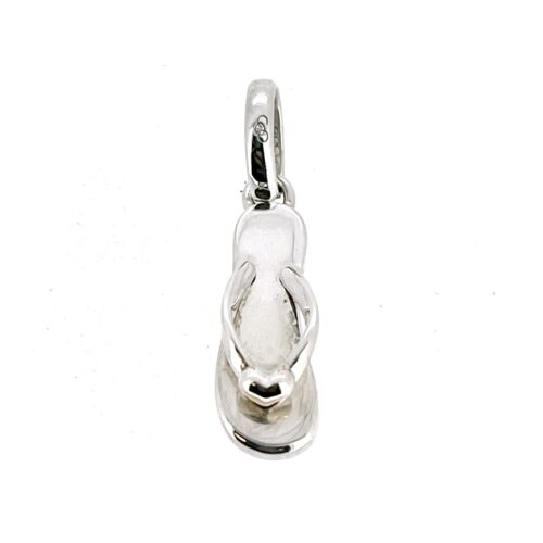 Vintage Links of London Footprints in the Sand Flip Flop Charm front view