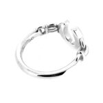 Vintage Links of London Horseshoe Ring | Sterling Silver Stirrup Shoulders | Ascot Style