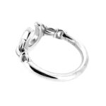 Vintage Links of London Horseshoe Ring | Sterling Silver Stirrup Shoulders | Ascot Style