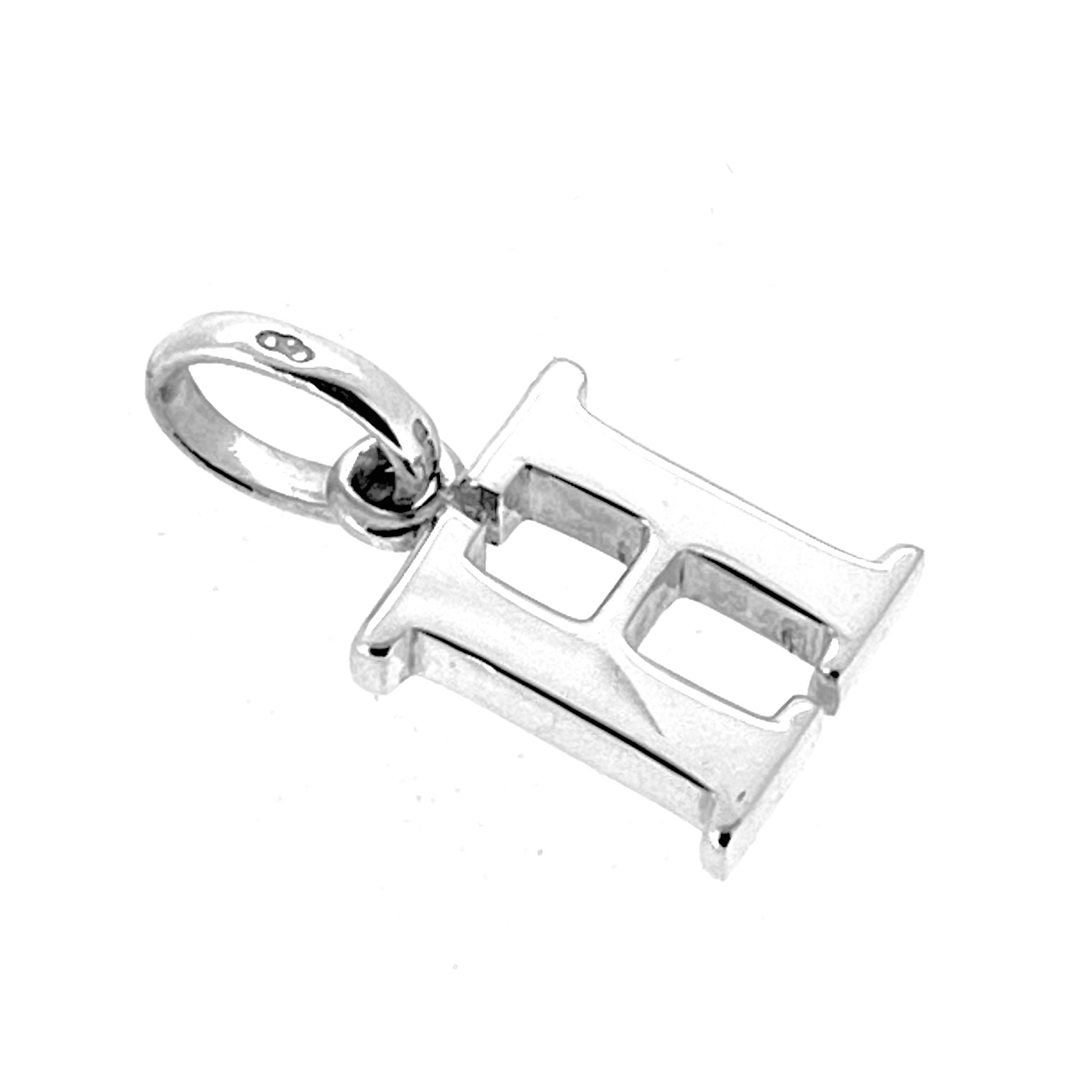 Classic serif design Alphabet H Charm Links of London