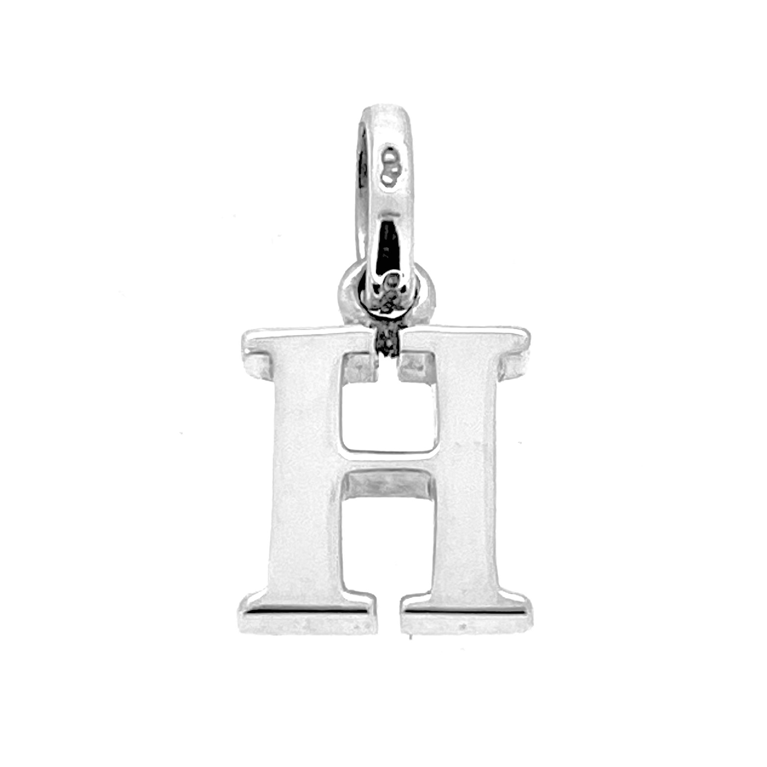 Vintage 2004 Links of London silver initial H pendant