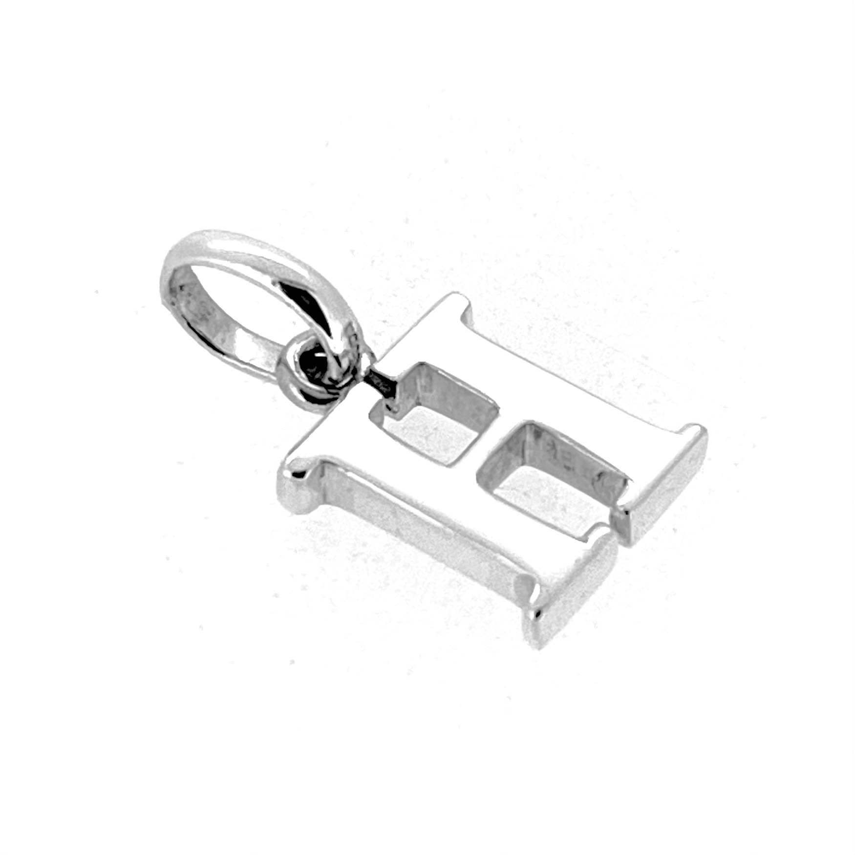 Sterling silver Links of London letter H initial charm
