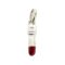 Front view of vintage lipstick charm on neutral background