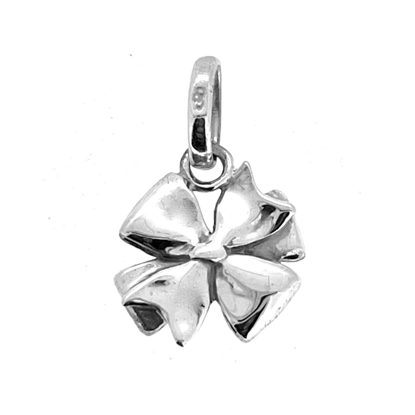 Vintage Links of London Sterling Silver Bow Charm front view