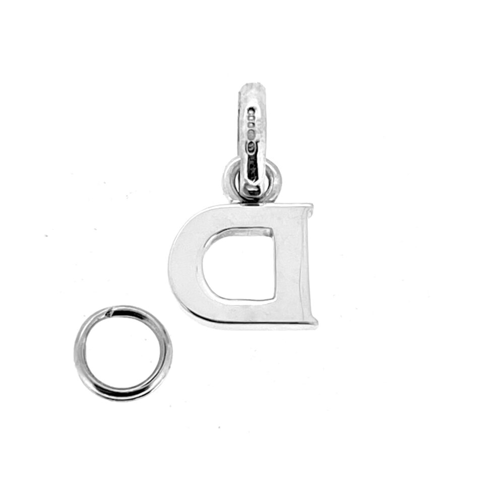 2011 Links of London Sterling Silver Letter D Charm