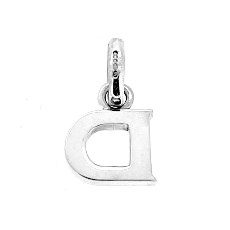 2011 Links of London Sterling Silver Letter D Charm