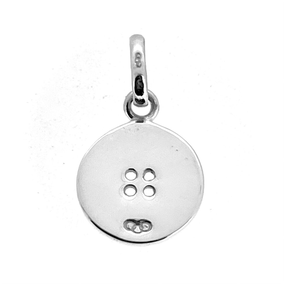 Polished vintage Four Hole Button Charm styled photo