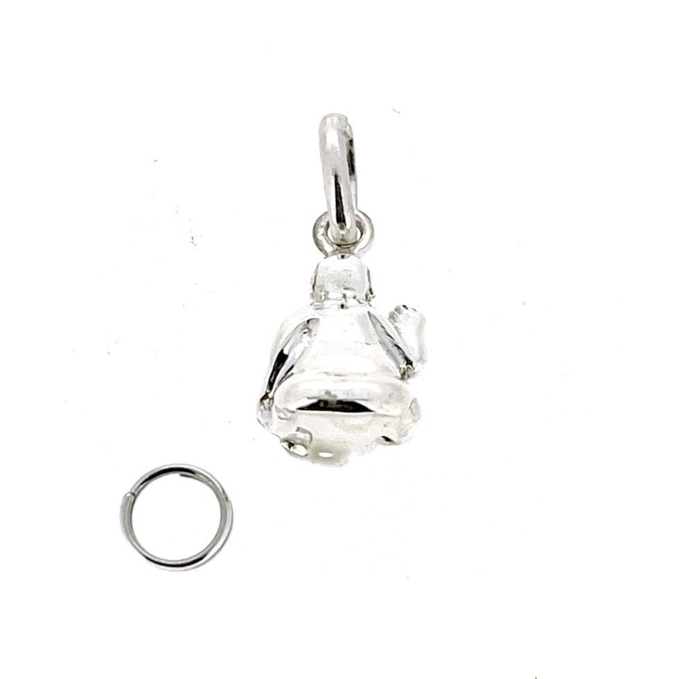 Back view of Laughing Buddha charm