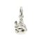 Vintage Buddha charm on neutral background