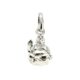 Vintage Buddha charm on neutral background