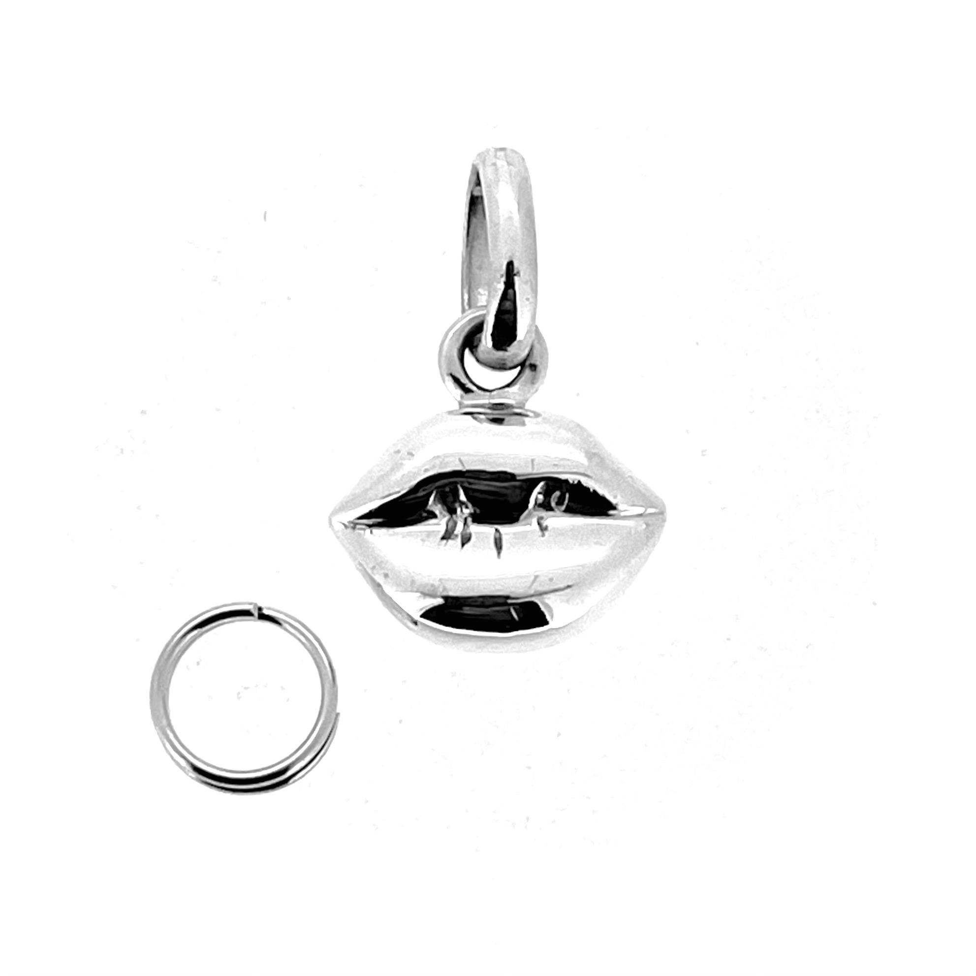 Links of London Lips Charm on split ring for Sweetie bracelet