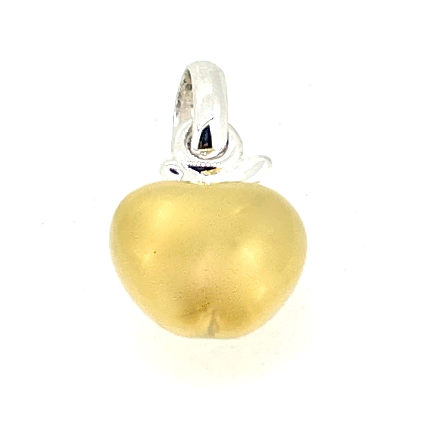 Reverse side of Love NYC apple charm