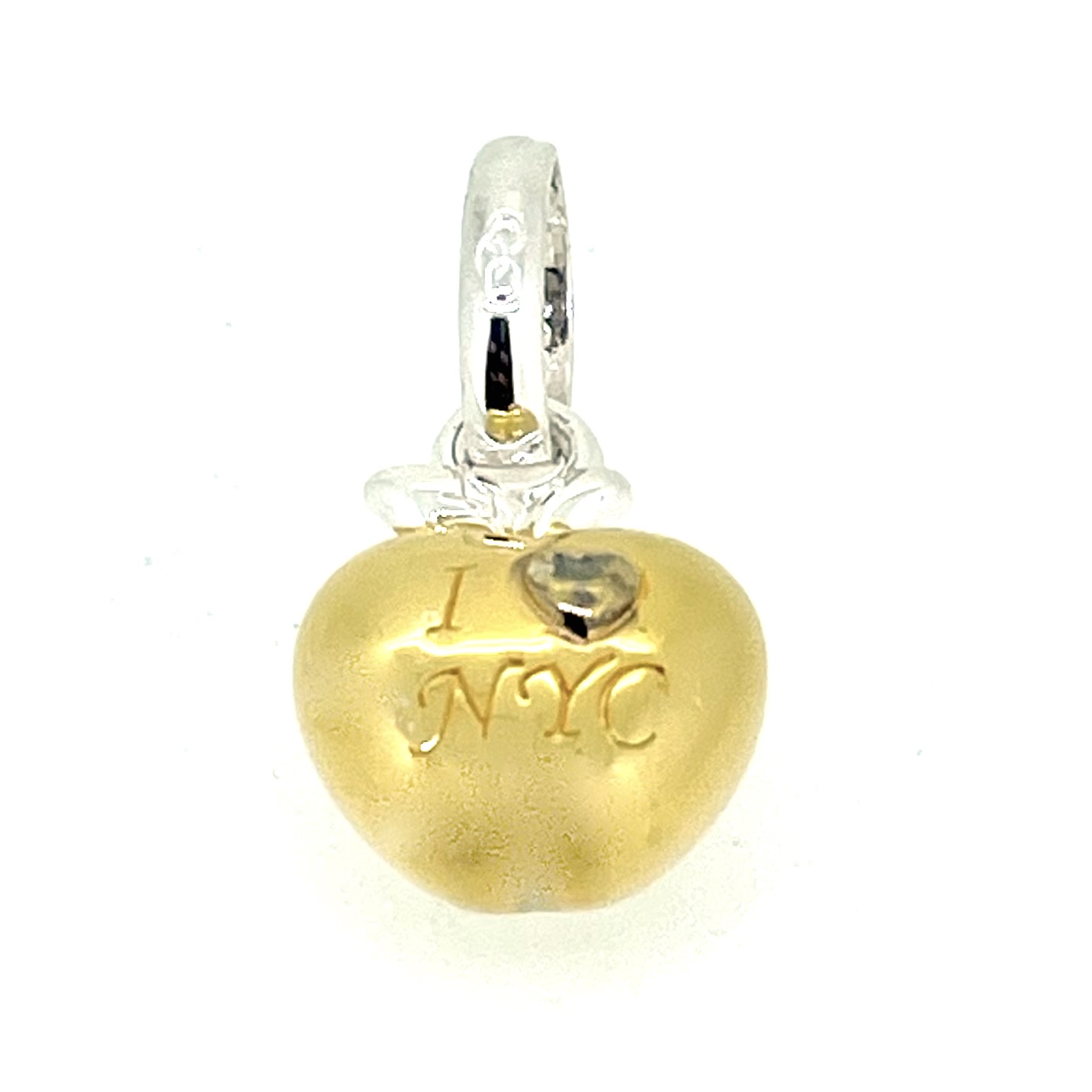 Links of London Love New York Charm in gold vermeil and silver