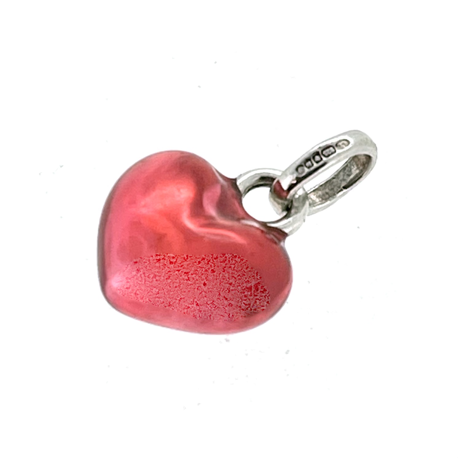 Links of London Mini Heart Charm side profile view