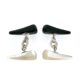2006 hallmarked sterling silver Tusk Cufflinks