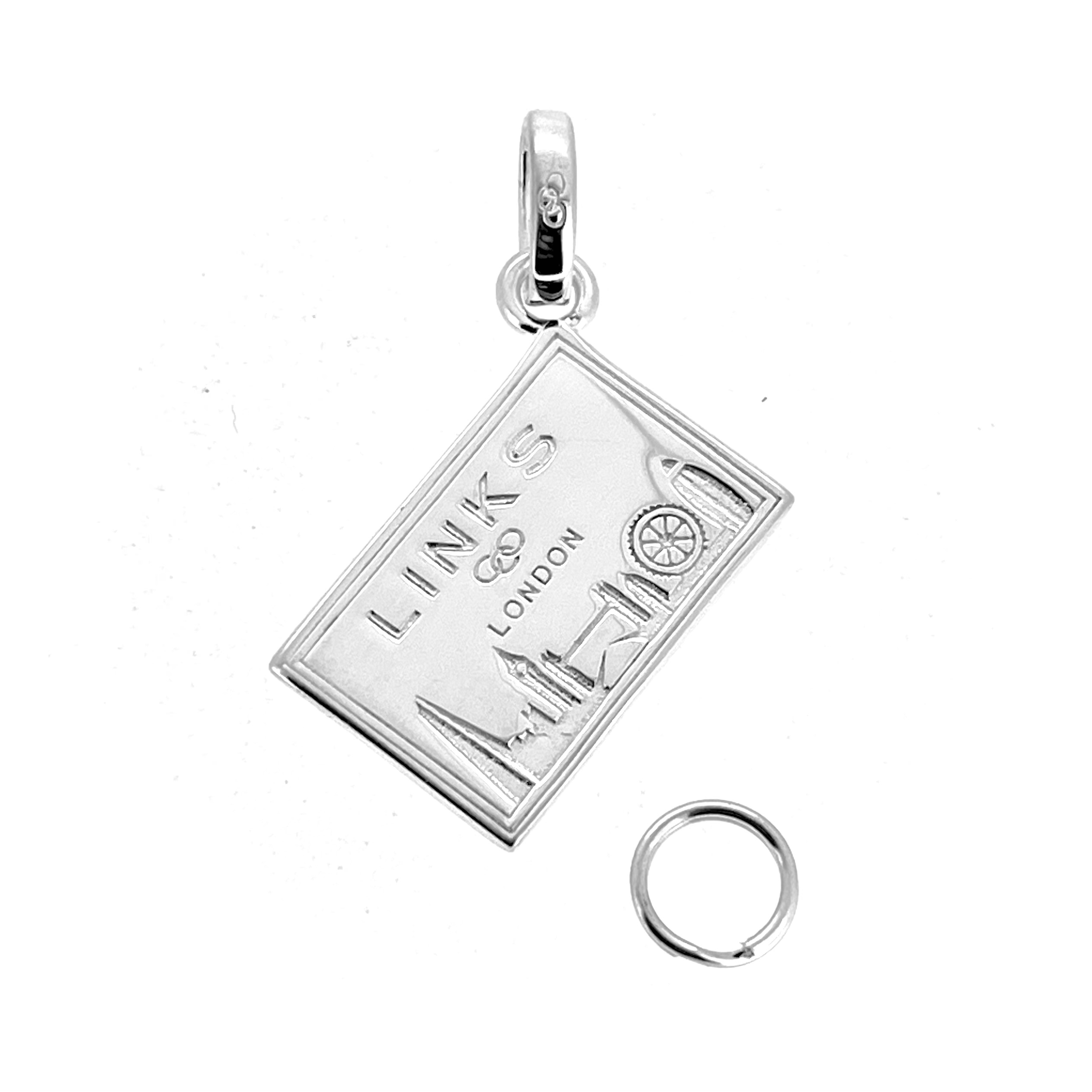 Charm engraved with London Eye, Gherkin, Big Ben and more