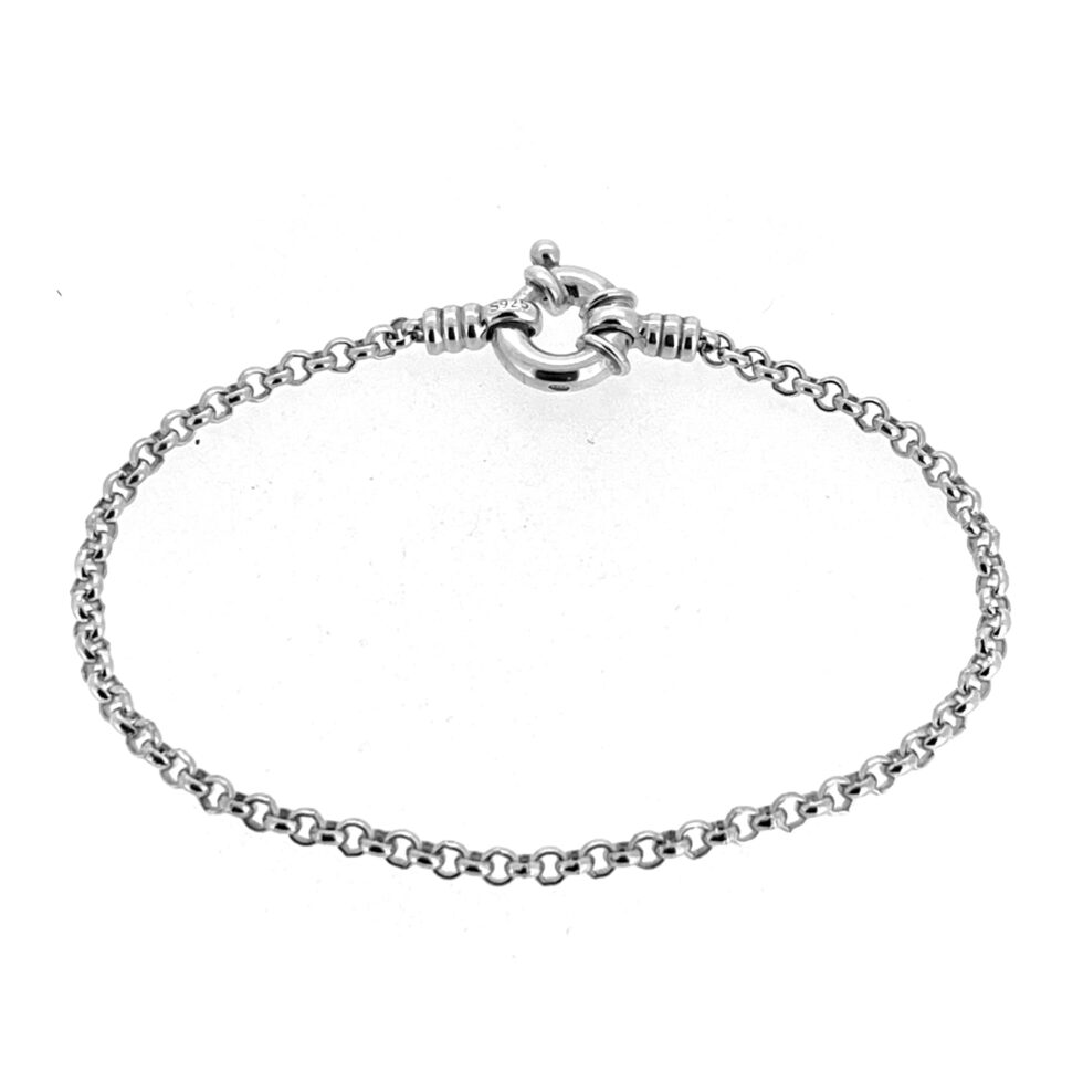 Round Link Bracelet | 18.5cm Sterling Silver | Vintage Links of London